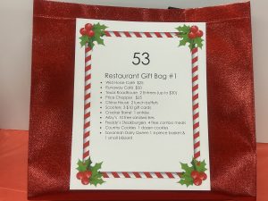 Gift Bag #53 - Restaurant Gift Bag #1